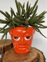 Nádoby - Mr. Orange Headpot by ZP - 16184553_