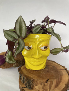 Nádoby - Mr. Yellow Headpot by ZP - 16184614_