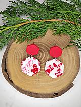 Náušnice - Vianočné náušnice perníčky, zvončeky a mašle - 16183709_