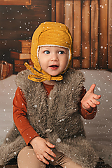 Detské čiapky - Zimná baranička menžester - 16184678_