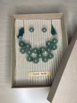 Náhrdelníky - Bubbles Fusion- náhrdelník a náušnice - SET v darčekovej krabičke - 16182851_