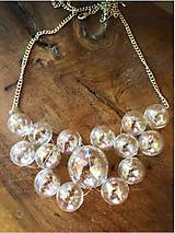Náhrdelníky - Bubbles Fusion- náhrdelník a náušnice - SET v darčekovej krabičke - 16184166_