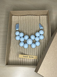 Náhrdelníky - Bubbles Fusion- drevený náhrdelník v darčekovej krabičke - 16184071_