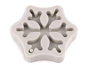 Nástroje - Silikónová  forma - snehová vločka, 8,5 cm - 16185029_