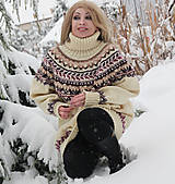 Svetre a kardigány - Norský svetr "Heidi"- 100% vlna - 16185570_
