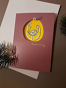 Papiernictvo - Vianočná pohľadnica s okienkom - 16187124_