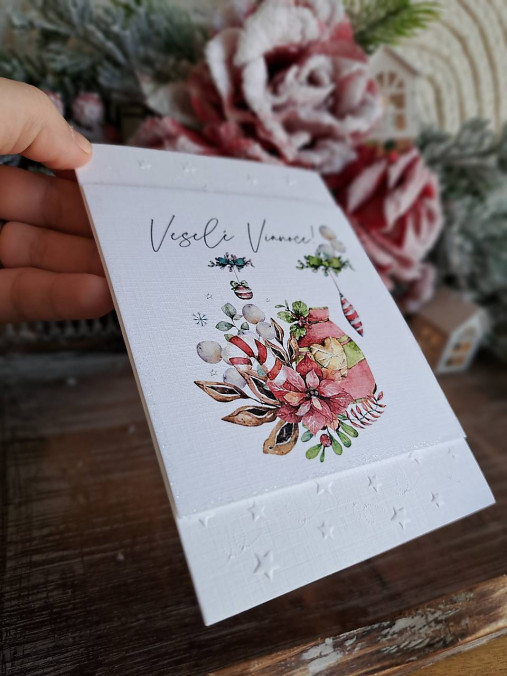 Vianočná pohľadnica - Veselé Vianoce