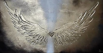 Obrazy - Anjelske krídla - 16186252_