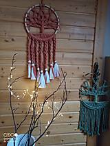 Dekorácie - Makramé Strom so strapcami - 16187006_