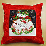 Úžitkový textil - Vianočná obliečka na vankúš - 16187933_