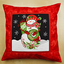 Úžitkový textil - Vianočná obliečka na vankúš - 16187950_