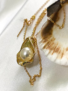 Náhrdelníky - Prívesok perlový 925 striebro - 16185213_