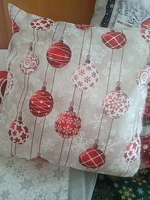 Úžitkový textil - Vianočné gule - 16189480_