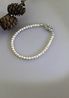 Náramky - perly náramok jemný - 16190412_