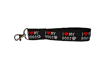 Kľúčenky - Kľúčenka I Love My Dogs - 16191436_