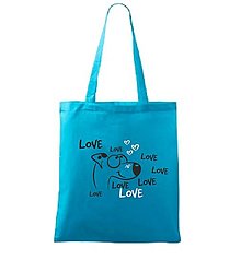 Nákupné tašky - Nákupka "Love" - 16191004_