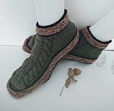 Ponožky, pančuchy, obuv - Pánske papuče - 16190710_