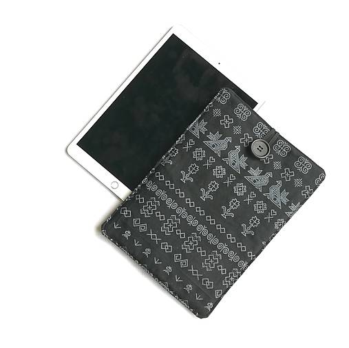 Obaly na tablet - Puzdro Čičmany na 10,5" iPad, tablet - 16190286_