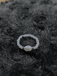 Prstene - Korálkový prsteň - 16190404_