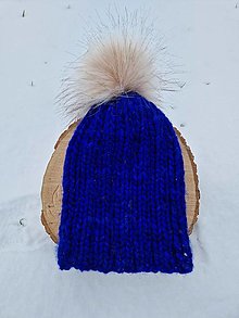 Čiapky, čelenky, klobúky - Čiapka Kate - indigovo modrá - 16191499_