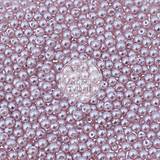 Korálky - (3938) Sklenené perly, 4 mm - 20 g (cca 200ks) - 16194677_