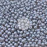 Korálky - (3937) Sklenené perly, 4 mm - 20 g (cca 200ks) - 16194683_