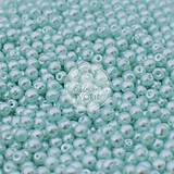 Korálky - (3923) Sklenené perly, 4 mm - 20 g (cca 200ks) - 16194705_