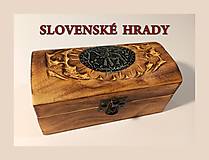 Magnetky - Darčeková truhlica - Slovenské hrady - 16193358_