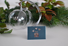 Dekorácie - Vianočná guľa "od Ježiška" s obálkou na peniaze/drobnosť - 16192546_