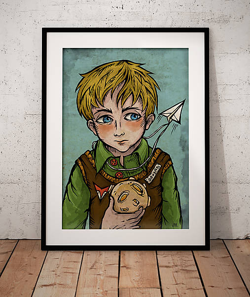 Kresby - Princ- print - 16196428_