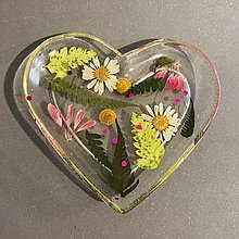 Úložné priestory & Organizácia - Miska “Srdce z kvetov” - 16197684_