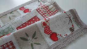 Úžitkový textil - Vianočný obrus,,tradičné vianoce" - 16198661_