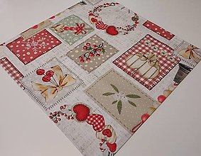 Úžitkový textil - Vianočnè prestieranie (40×40cm) - 16199584_