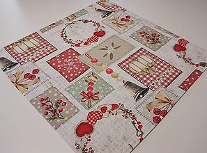 Úžitkový textil - Vianočnè prestieranie (50×50cm) - 16199586_