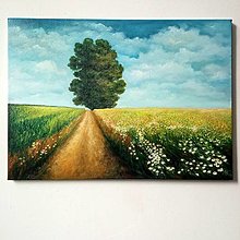 Obrazy - Poľná cesta (50x70) - 16198509_