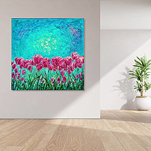 Obrazy - Tulipány (60x60) - 16198902_
