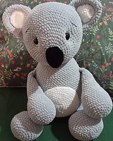 Hračky - Koala háčkovaná 60cm - 16199507_