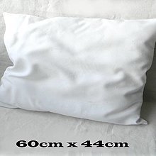 Úžitkový textil - Vankúš - výplň - 60cm x 44cm - 16197992_