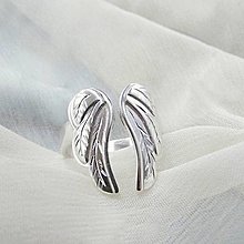 Prstene - Krídla (Ag 925) - zákazková výroba prsteňa - 16201305_