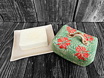Nádoby - Maselnička Lúka svetlo zelená 250g - 16203531_