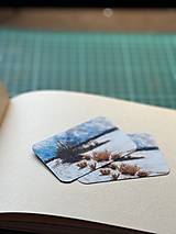 Grafika - Za dedinou zima (print) - 16204301_