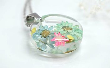 Náhrdelníky - Květinový náhrdelník /2021 - 16203355_