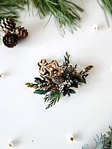 Brošne - Vianočná brošňa "sladké Vianoce" - 16206204_