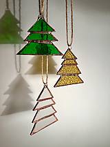 Dekorácie - Vitrážné vianočné stromčeky - 16205610_