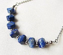 Náhrdelníky - Náhrdelník s lapisom lazuli - 16205724_