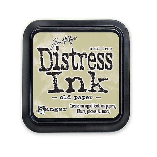 Farby-laky - Tim Holtz Distress atramentová poduška Old Paper TIM 19503 - 16207804_