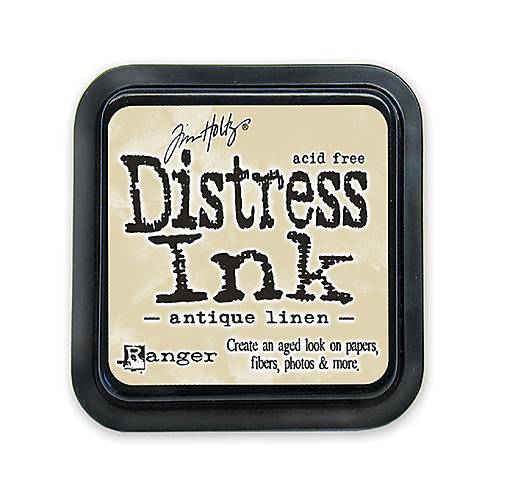 Farby-laky - Tim Holtz Distress atramentová poduška Antique Linen TIM 19497 - 16207810_
