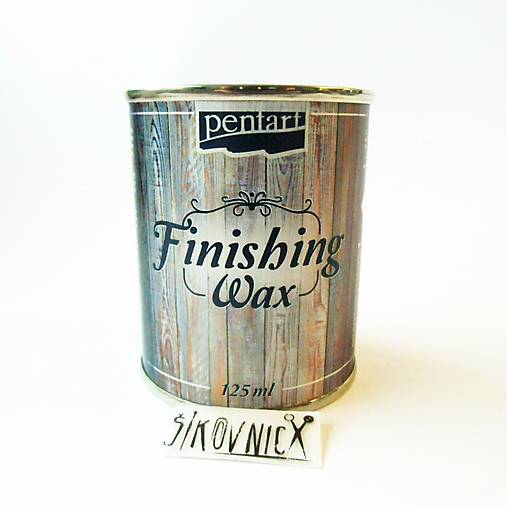 AKCIA! Vosková pasta (finishing wax), 125 ml, priehľadná, pôvod. cena 9,90€