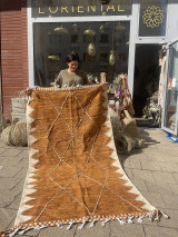 Úžitkový textil - Koberec vlněný Zanafi hnědý 240x140cm - 16208214_