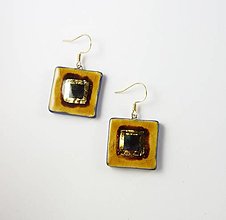 Náušnice - Tana šperky - keramika/zlato - 16210700_
